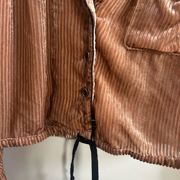 Free people velvet blouse XS - Picture 3 of 5